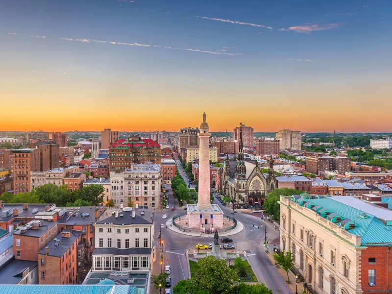 Baltimore, Maryland, USA Cityscape