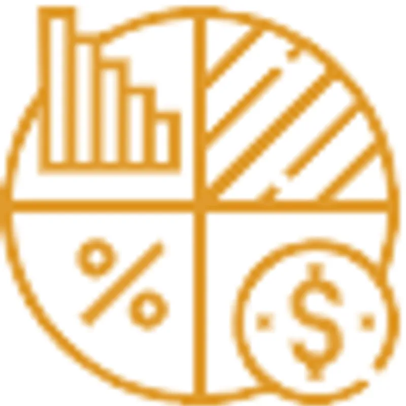 Icon of a pie chart.